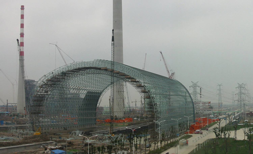 南京发电厂球形网架